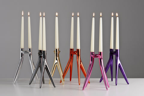 CANDELABRO ABBRACCIAO FUME' 1955/CF KARTELL GREY