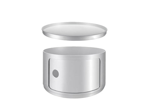 COPERCHIO COMPONIBILE TONDO ALTO 04959/SI KARTELL SILVER