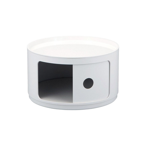 COMODINO COMPONIBILE UN ELEMENTO 4953/03 KARTELL WHITE