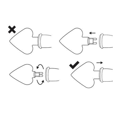 LAMPADINA RICAMBIO SELETTI CUPIDO BIANCA 14841LW