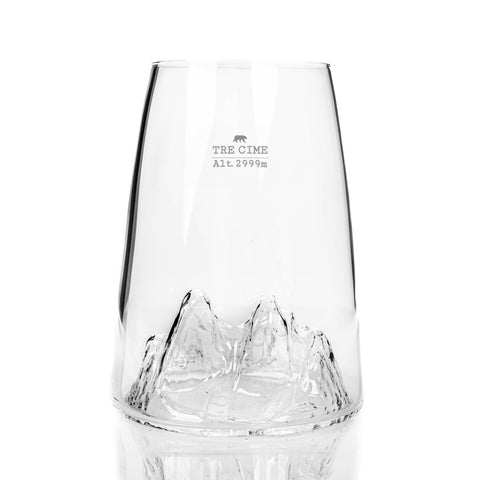 BICCHIERE LONG DRINK TOPOGRAPHIC 3 CIME TOPO-VD-TC ALASKAN MAKER TRANSPARENT