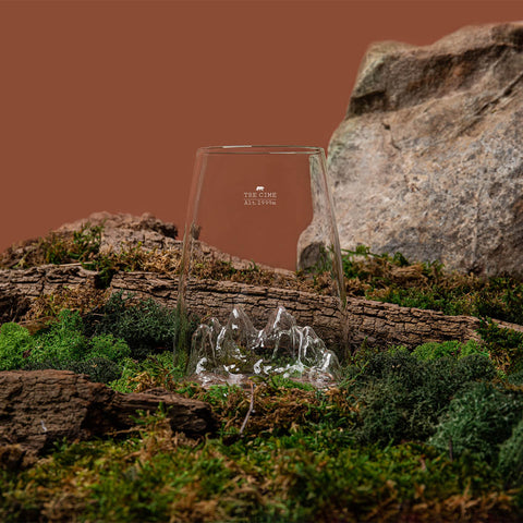 BICCHIERE LONG DRINK TOPOGRAPHIC 3 CIME TOPO-VD-TC ALASKAN MAKER TRANSPARENT