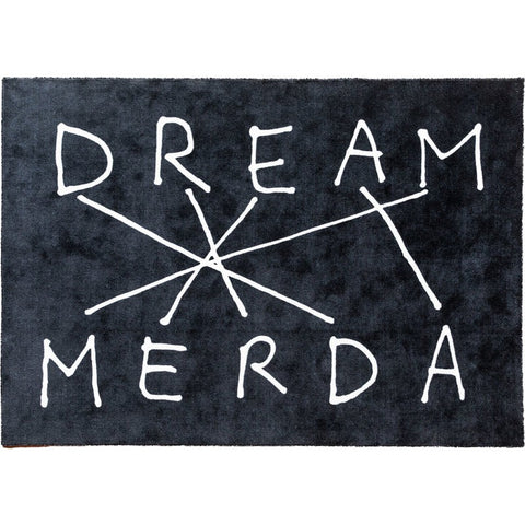 TAPPETO DREAM MERDA 200X280 CM 18280 SELETTI BLACK