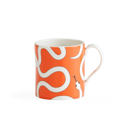 TAZZE EDEN SET OF 4 ART. 33119 JONATHAN ADLER ORANGE