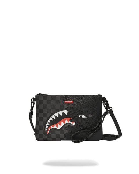 TRACOLLINA  UNFINISHED SHARK POUCHETTE 910B7479NSZ SPRAYGROUND BLACK