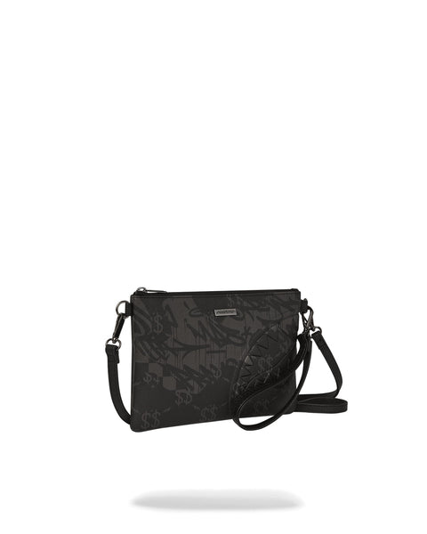 TRACOLLINA 3AM CHECK POUCHETTE 910B7502NSZ BLACK