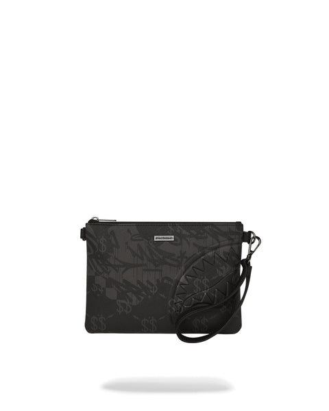 TRACOLLINA 3AM CHECK POUCHETTE 910B7502NSZ BLACK