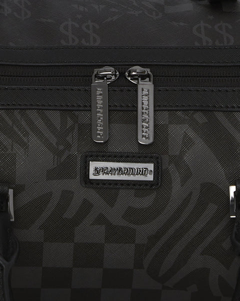 BORSONCINO 3AM CHECK MINI DUFFLE 910D7503NSZ SPRAYGROUND BLACK