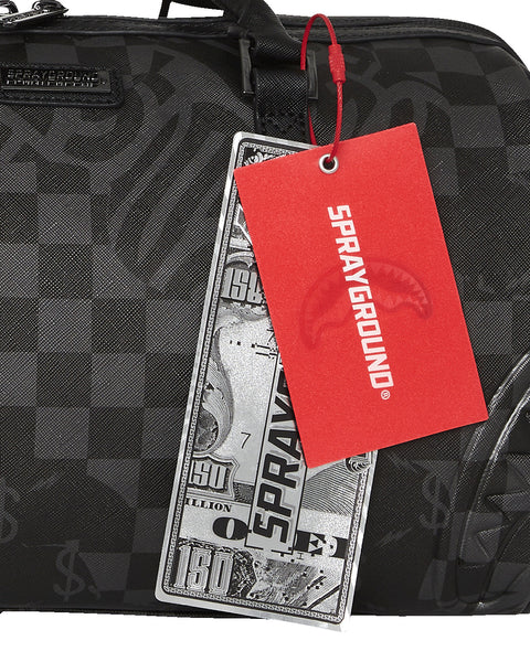 BORSONCINO 3AM CHECK MINI DUFFLE 910D7503NSZ SPRAYGROUND BLACK