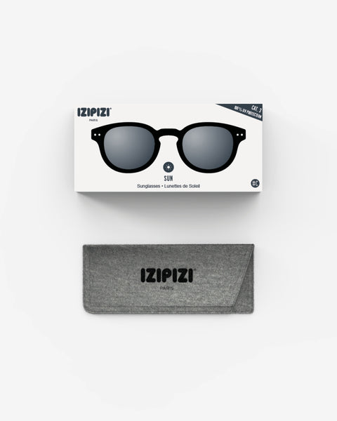 OCCHIALI SUN C BLACK GREY LENSES +O IZIPIZI