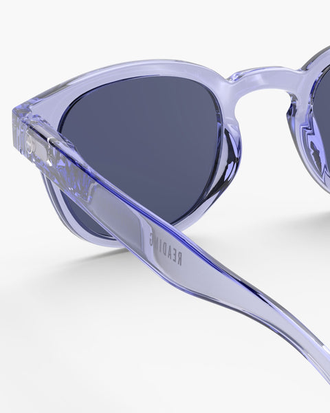 OCCHIALI SUN C ATHLETIC PURPLE BLUE LENSES +0 IZIPIZI PURPLE