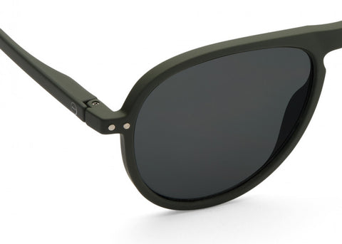 IZIPIZI SUNGLASSES SUN I KAKI GREEN GRAY LENSES +O