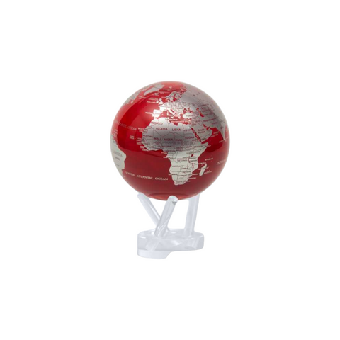 MOVA GLOBE  6 SILVER AND RED MG-6-ISR