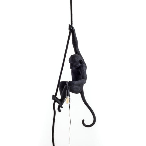 LAMPADA MONKEY OUTDOOR CON CORDA 14923 SELETTI BLACK