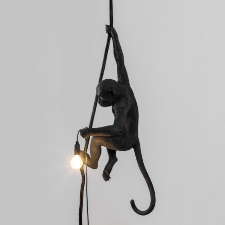 LAMPADA MONKEY OUTDOOR CON CORDA 14923 SELETTI BLACK