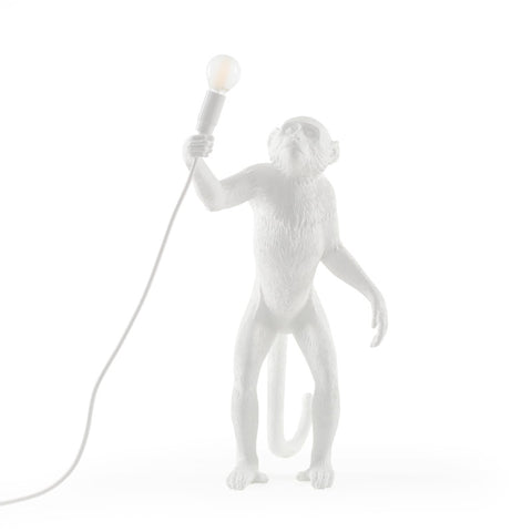 LAMPADA MONKEY STANDING 14880 SELETTI WHITE