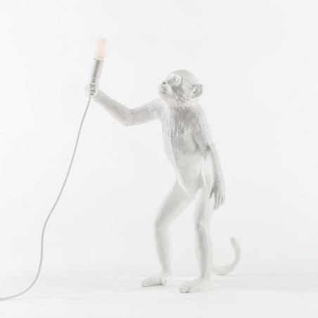 LAMPADA MONKEY STANDING 14880 SELETTI WHITE