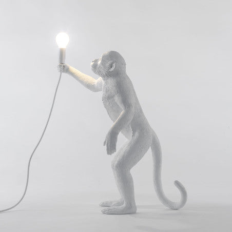 LAMPADA MONKEY STANDING 14880 SELETTI WHITE