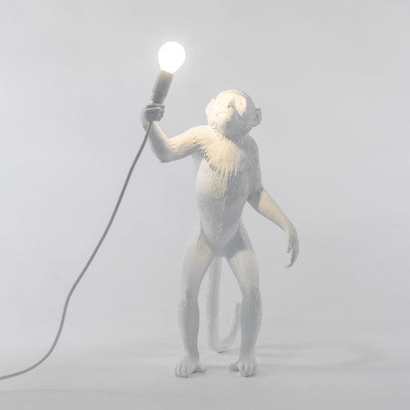 LAMPADA MONKEY STANDING 14880 SELETTI WHITE
