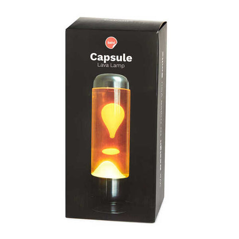 LAMPADA LAVA CAPSULE IN ALLUMINIO ARANCIONE/GIALLO 28011 BALVI YELLOW