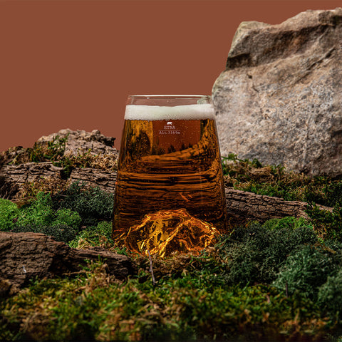 BICCHIERE LONG DRINK TOPOGRAPHIC ETNA TOPO-VD-ET ALASKAN MAKER TRANSPARENT