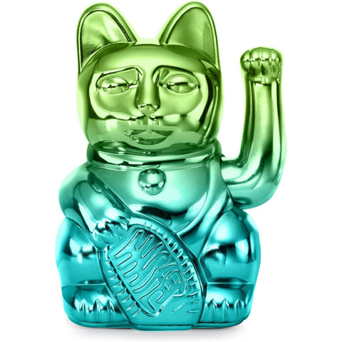 MANEKI NEKO PLAYER THR SHINY GREEN/BLUE LUCKY CAT GREEN