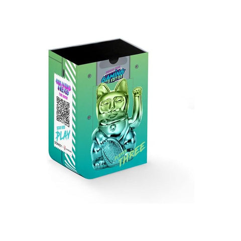 MANEKI NEKO PLAYER THR SHINY GREEN/BLUE LUCKY CAT GREEN
