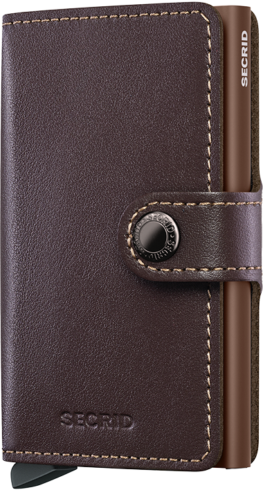 PORTAFOGLIO MINIWALLET ORIGINAL CHOCOLATE SECRID BROWN