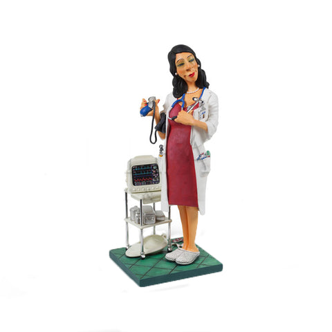 STATUA MADAM DOCTOR 24 CM ART. FO84006 FORCHINO MULTICOLOR