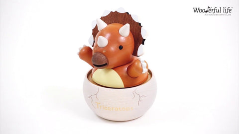 WOODERFULLIFE MUSIC BOX TRICERATOPS ART. 1036642