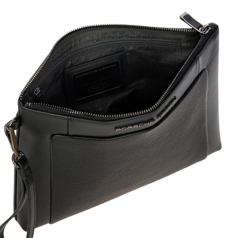 PORSCHE DESIGN ROADSTER CLUTCH BAG 2 001-BLACK