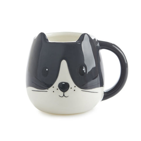 TAZZA KITTY CON MANIGLIA 400 ML ART. 27559 BALVI BIANCO/NERO BLACK