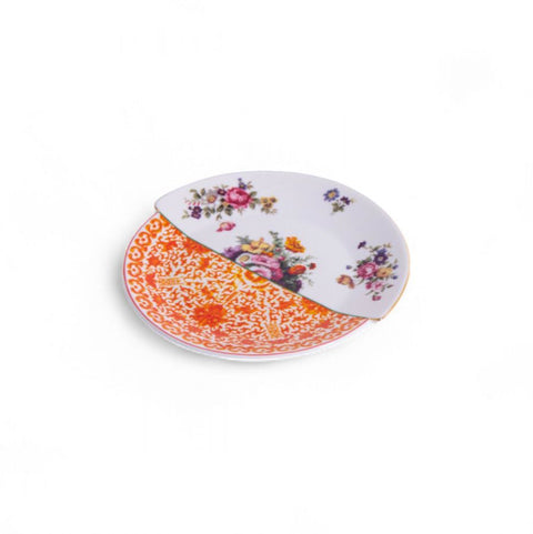 PIATTINO PORCELLANA HYBRID CM 15 OLIVIA  09707 SELETTI WHITE