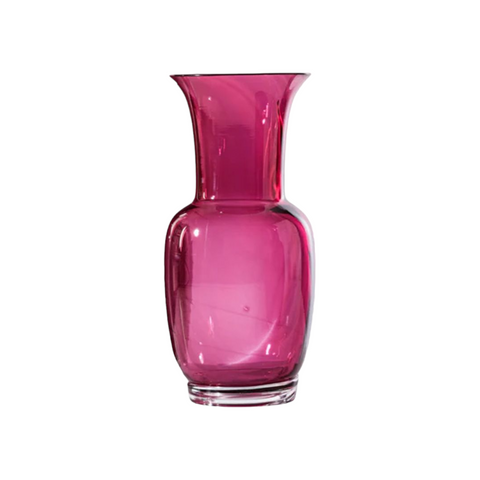 VASO OPALINO MAGENTA TRASPARENTE VENINI 706.38