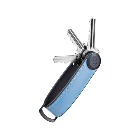 KEY ORGANIZER HYBRID LEATHER LAKE BLU ORBITKEY