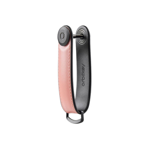 KEY ORGANIZER HYBRID LEATHER PASTEL PINK ORBITKEY