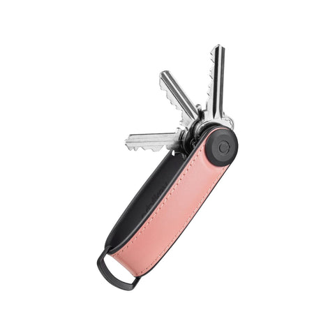 KEY ORGANIZER HYBRID LEATHER PASTEL PINK ORBITKEY