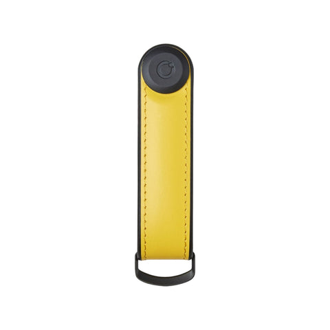 KEY ORGANIZER HYBRID LEATHER SOLAR YELLOW ORBITKEY