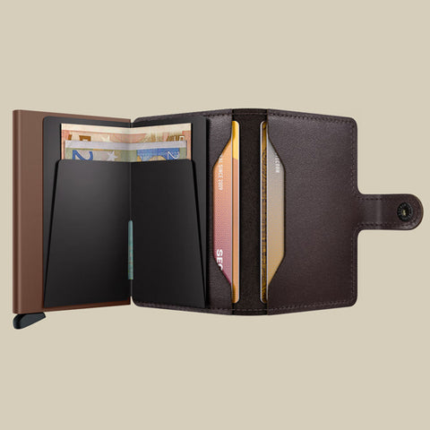 PORTAFOGLIO MINIWALLET ORIGINAL CHOCOLATE SECRID BROWN