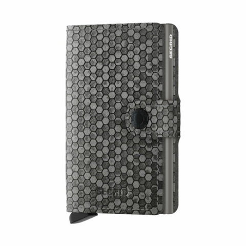 MINIWALLET SECRID HEXAGON GREY
