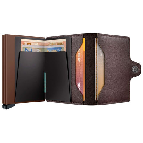 PORTAFOGLIO TWINWALLET ORIGINAL CHOCOLATE SECRID BROWN