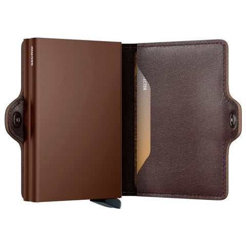 PORTAFOGLIO TWINWALLET ORIGINAL CHOCOLATE SECRID BROWN