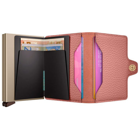 PORTAFOGLIO TWINWALLET PEBBLE ROSE SECRID PINK