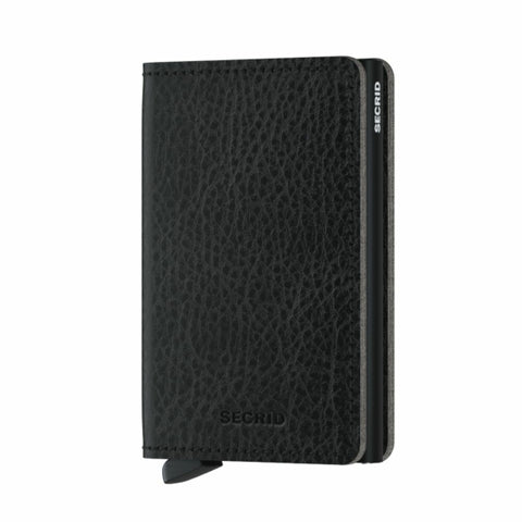 SLIM WALLET SECRID VEG BLACK