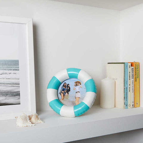 PORTAFOTO FLOATS IN RESINA TURCHESE 28042 BALVI BLUE