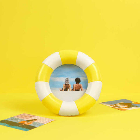 PORTAFOTO FLOATS IN RESINA 28040 BALVI YELLOW