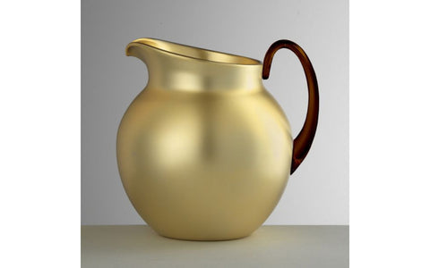 CARAFFA PITCHER PLUTONE MARIO LUCA GIUSTI GOLD
