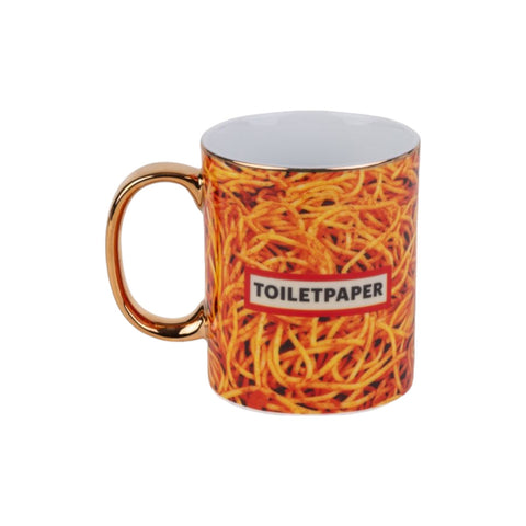 TAZZA SELETTI PORCELLANA TOILETPAPER HOME SPAGHETTI ART. 17223