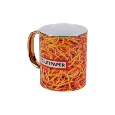 TAZZA SELETTI PORCELLANA TOILETPAPER HOME SPAGHETTI ART. 17223