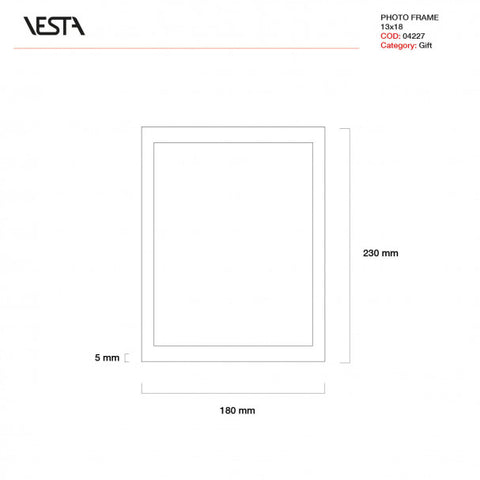 PORTAFOTO MEDIO 13X18 DECOR D46 MODERN 04227D46 VESTA MULTICOLR